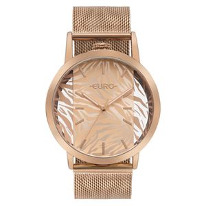 Relógio Euro Feminino Glitz Rosé - Eu2036yuf-4j Eu2036yuf-4j