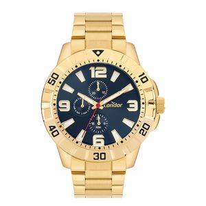 Relógio Condor Masculino Civic Dourado - Co6p27aa-4a