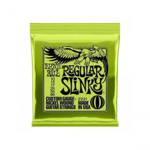 Encordoamento Para Guitarra 0.10 Niquel Regular Slinky 2221 Ernie Ball