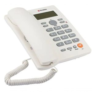 Telefone Fixo Com Fio Ibratele C/ Identificador De Chamadas Branco