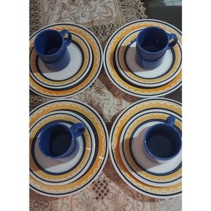 Jogo De Jantar Oxford Floryee 12 Pc Ceramica Alto Brilho
