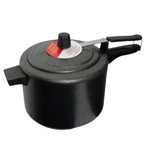 Panela De Pressao 4.5l Claqueada Preta - Aluminio