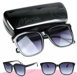 Oculos Sol Feminino Vintage Proteção Uv + Case Original Moda Preto Qualidade Premium Estiloso