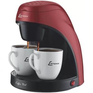 Cafeteira Eletrica 450w C-2 Xicaras Porcelana Lenoxx - Red 110V