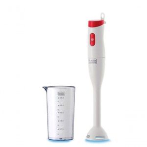 Mixer Vertical Black Decker 250w - Branco-vermelho Com Copo Dosador 110V