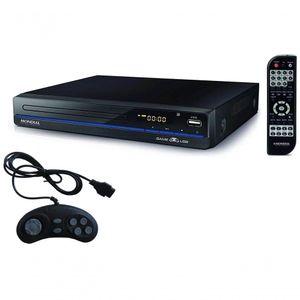 Dvd Player Mondial Gamer Karaoke Usb Mp3 Com Joystick E 600 Jogos