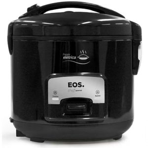 Panela Eletrica De Arroz Eos 220V 700w 1,8l Faz 10 Xicaras - Preto 110V