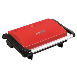 Grill Sanduciheira Arno Antiaderente 760w Luxx Red 110V