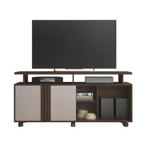 Rack Para Tv Até 58 Polegadas Humor Jcm Café Off White