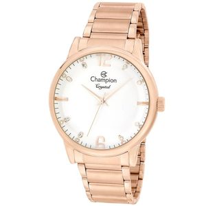 Relógio Champion Feminino Crystal Rosê Cn25529z