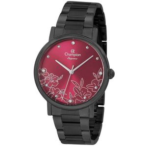 Relógio Champion Feminino Vermelho Preto Cn25887v