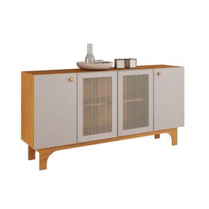 Buffet Delícia Telado 4 Portas Jcm Cinamomo Off White