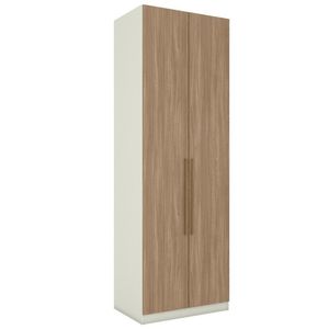 Guarda Roupa Modulado 2 Portas 241x80 Cm Seletto Areia Jequitiba Henn Areia Jequitiba