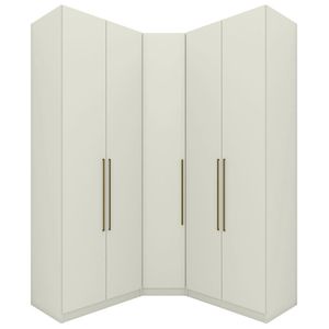 Guarda Roupa Modulado 3 Pecas 241x162 Cm Seletto Areia Henn Areia