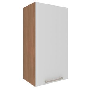 Armario Aereo 1 Porta 40 Cm Mdp Cz3118 Freijo Branco Tecno Mobili Freijo Branco