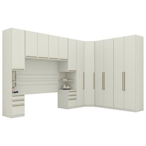 Quarto Casal Modulado Completo 7 Pecas Seletto Areia Henn Areia