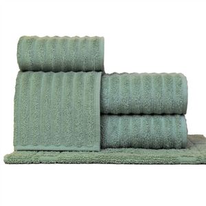 Jogo De Toalhas Fio Penteado Gigante 5 Peças - Soft - Verde
