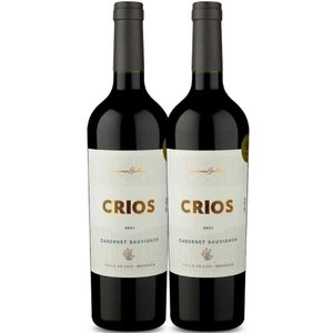 Kit 2 Garrafas Vinho Tinto Susana Balbo Crios Cabernet Sauvignon 750ml