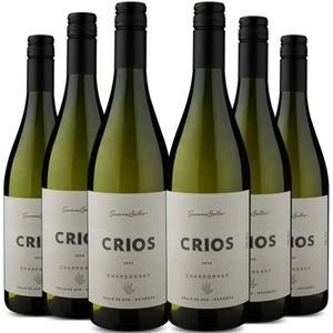 Kit 6 Garrafas Vinho Branco Susana Balbo Crios Chardonnay 750ml