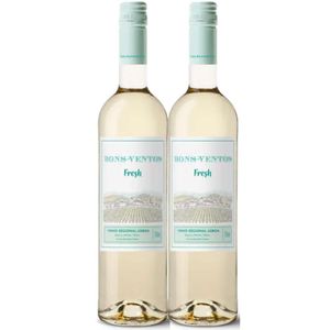 Kit 2 Garrafas Vinho Branco Bons Ventos Fresh 750ml