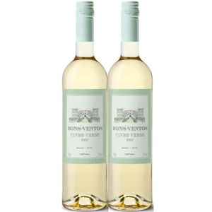 Kit 2 Garrafas Vinho Verde Bons Ventos Branco 750ml