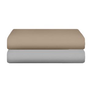Kit Com 2 Lençol De Malha King Com Elástico 100% Algodão - Linha Casa - Kit 4