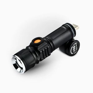 Lanterna Recarregável Usb Luz Negra Uv Alta Intensidade