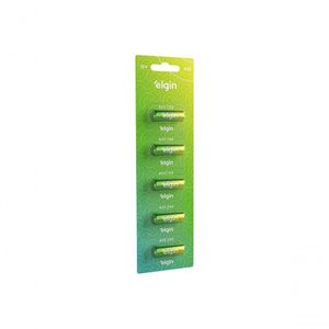 Bateria Alcalina Elgin A23 Blister Com 5 Unidades.