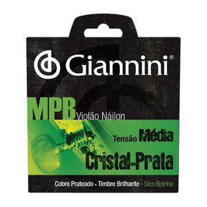 Corda Violao Giannini Genws Cristal- Prata Sem Bolinha