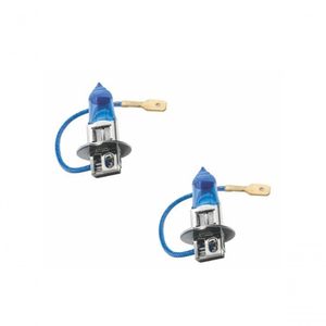 Par De Lampadas Halogena Super Brancas Code-tech One 12v H3