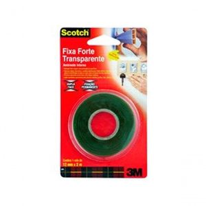 Fita Dupla Face 3m Forte Fixa 12 Mm X 2 Metros