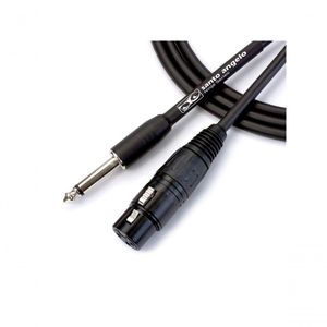 Cabo De Microfone Ninja Hg 0,20 Mm Conector P10-xlr Femea 15ft 4,57 Metros Preto
