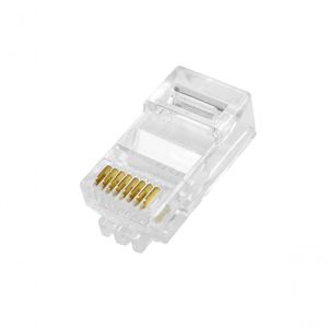 Conector Rj-45 Macho Evus C-099 Cat6 Utp 8x8 100un.
