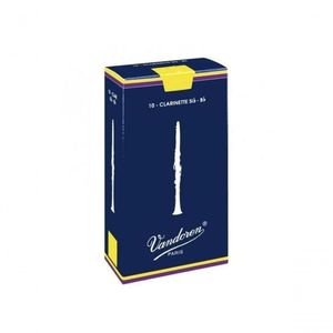 Palheta Tradicional Para Clarinete Sib 3 Vandoren Cr103 Cx 10