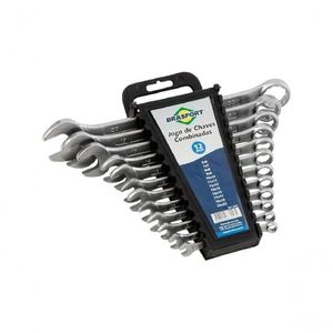 Kit De Chave Combinada Com 12 Peças De 6 A 22mm Brasfort