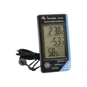 Minipa Mt-241 Relogio Termo-higrometro 4 Em 1