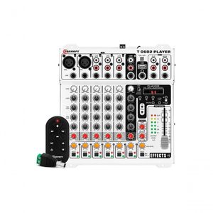 Mesa De Som Automotivo Taramps T0602 Player 6 Canais 12v