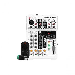 Mesa De Som Taramps T0302 3 Canais Player 12v
