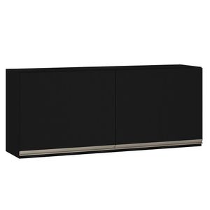 Armário Luciane Futura 120 Cm 2 Portas Preto