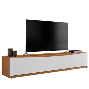 Rack Bancada Eros 180cm Cedro-branco Para Tv Até 60? - Casa D Cedro-branco