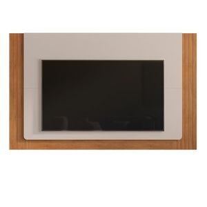 Painel Suspenso Roma 217cm Off White-cedro Para Tv Até 60? - Casa D Off White-cedro