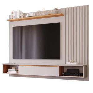 Painel Suspenso Bahamas Plus Off White-nature Para Tv Até 65? - Permóbili Off White-nature