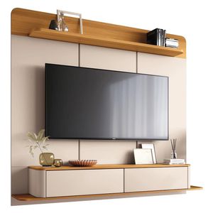 Home Suspenso Galax Off White-cinamomo Para Tv Até 70? - Hb Móveis Off White-cinamomo