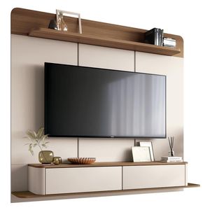 Home Suspenso Galax Off White-castanho Para Tv Até 70? - Hb Móveis Off White-castanho