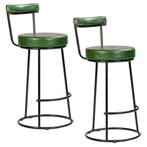 Kit 2 Banquetas Miami 96cm Couríssimo Verde - Salaone Verde