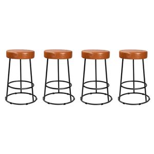 Kit 4 Banquetas Roma 70cm Couríssimo Amarula - Salaone Amarula