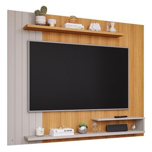 Painel Suspenso Floripa Nature-off White Para Tv Até 65? - Permóbili Nature-off White