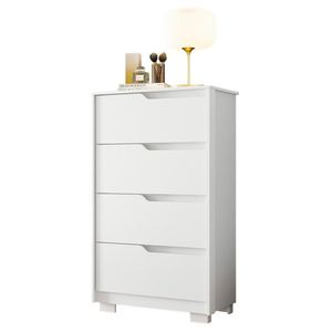 Cômoda Sole 4 Gavetas Branco Fosco - Móveis Albatroz Branco Fosco