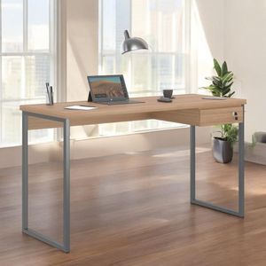 Mesa Home Office Escrivaninha Industriale 1,20 Montana Com Gaveteiro
