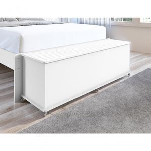 Baú Banco Elena Porta Itens Branco